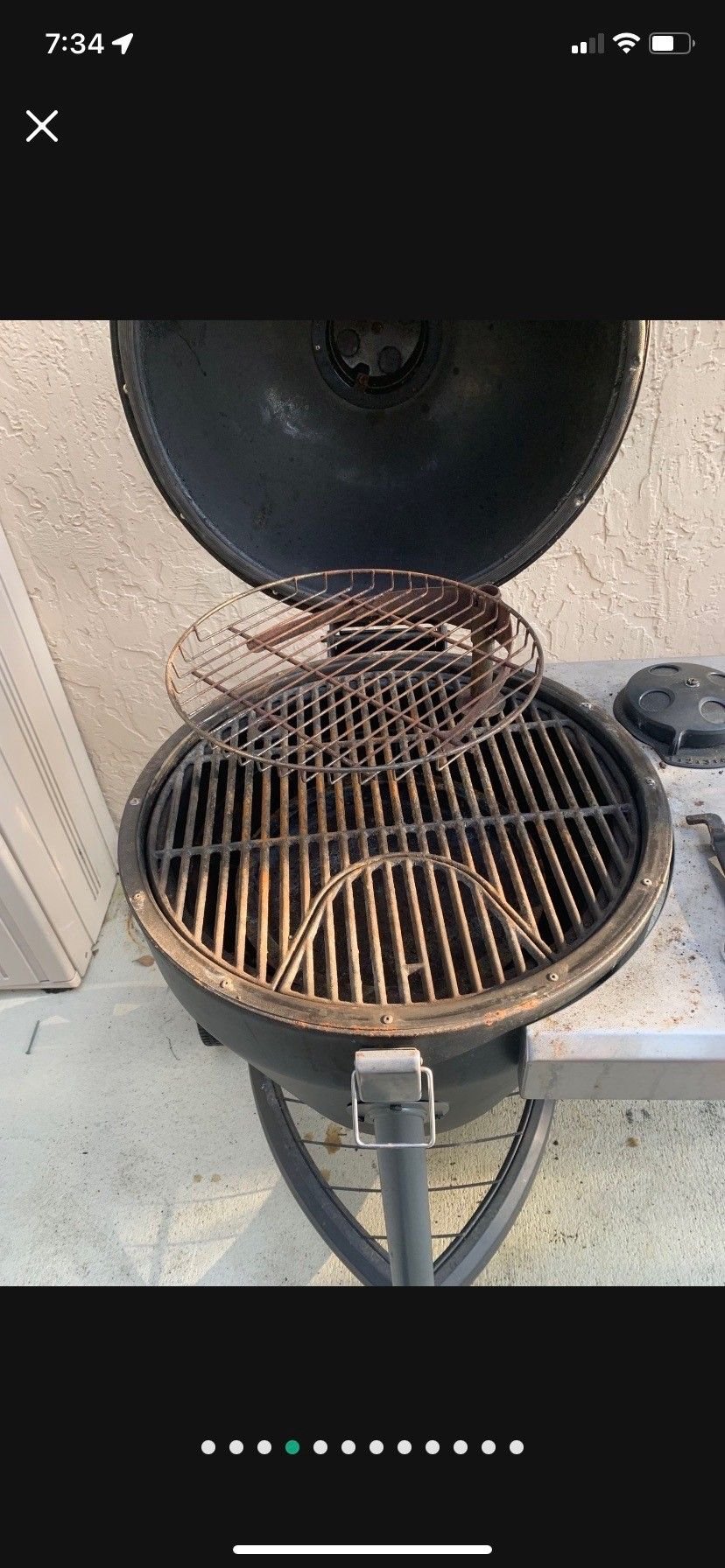 Used Char Broil Kamander Charcoal Grill For Sale The Hull Truth