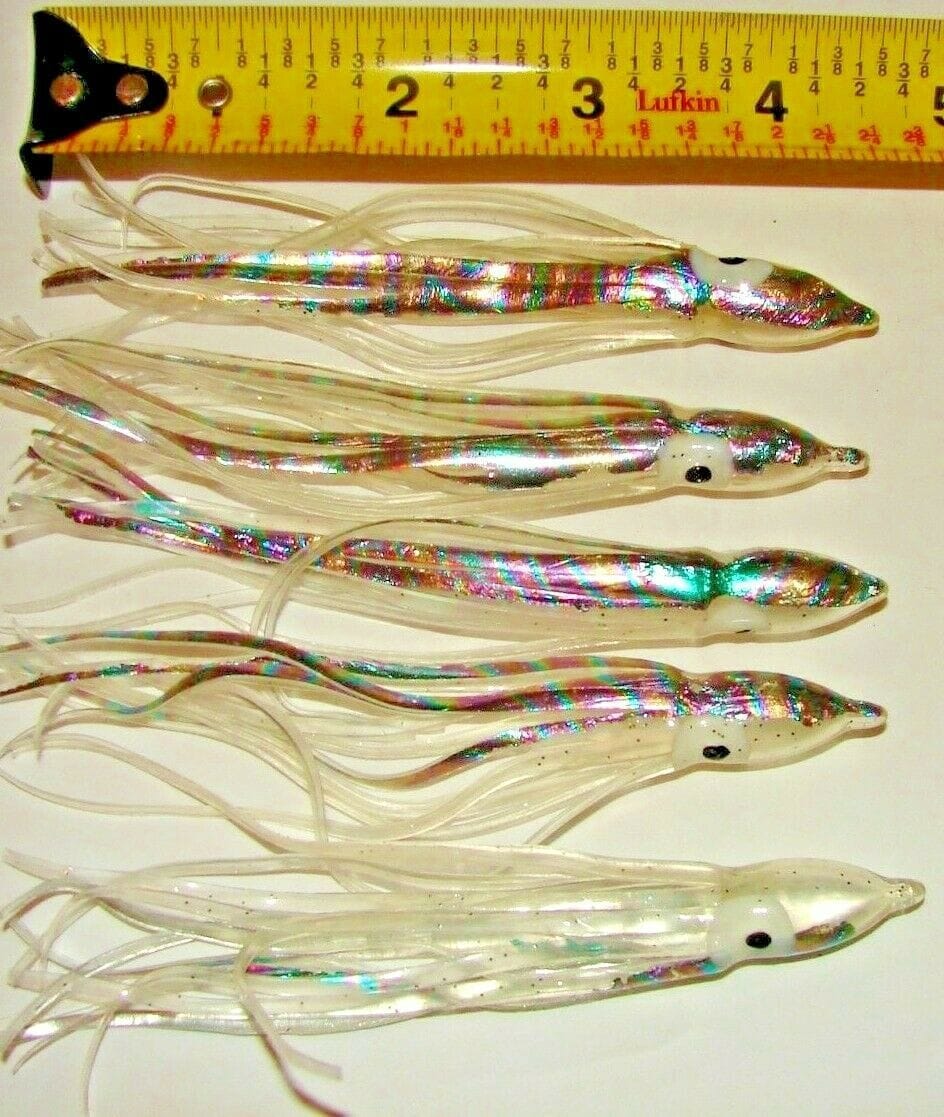 4.75 squid octopus skirt mix big game fish lure saltwater fishing bulk  bait lot - The Hull Truth - Boating and Fishing Forum