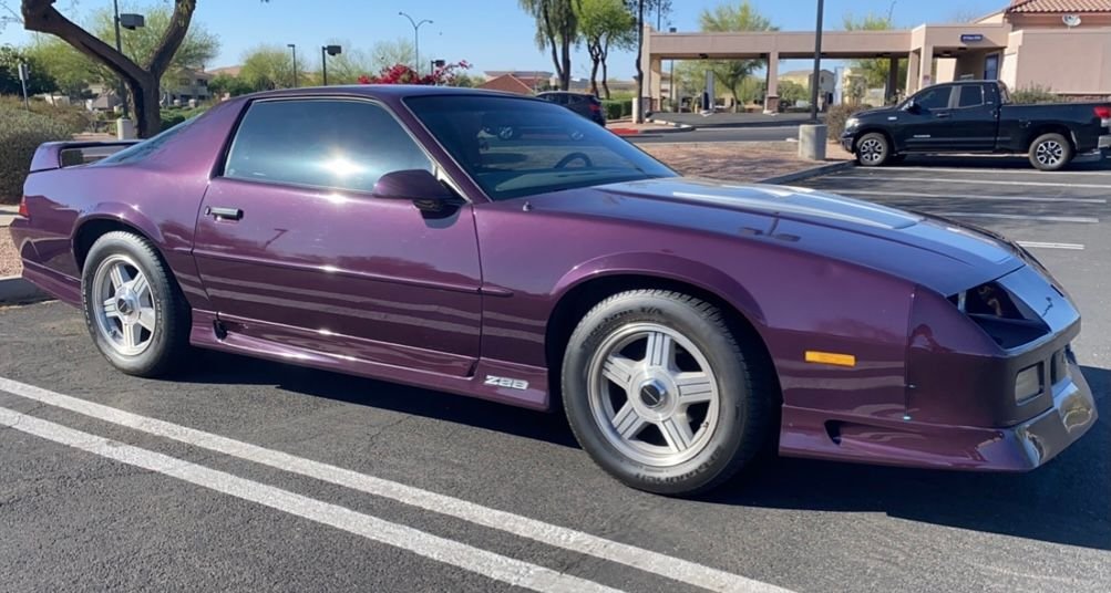 Arizona 1992 Camaro Z28 Heritage Edition Purple Haze G92 Third