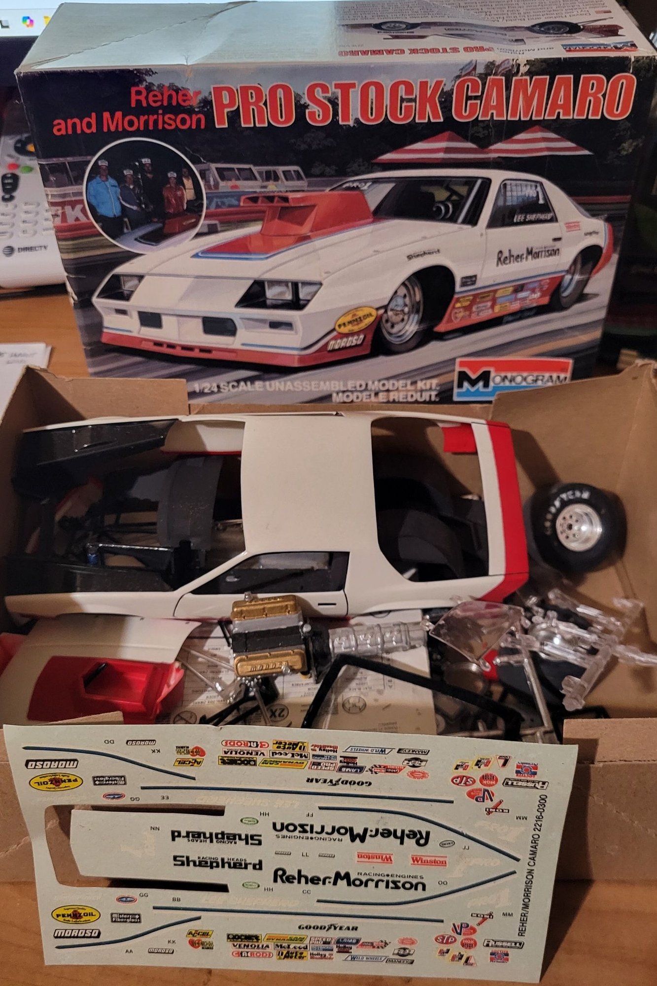 Monogram model of the Reher-Morrison-Shepherd Camaro