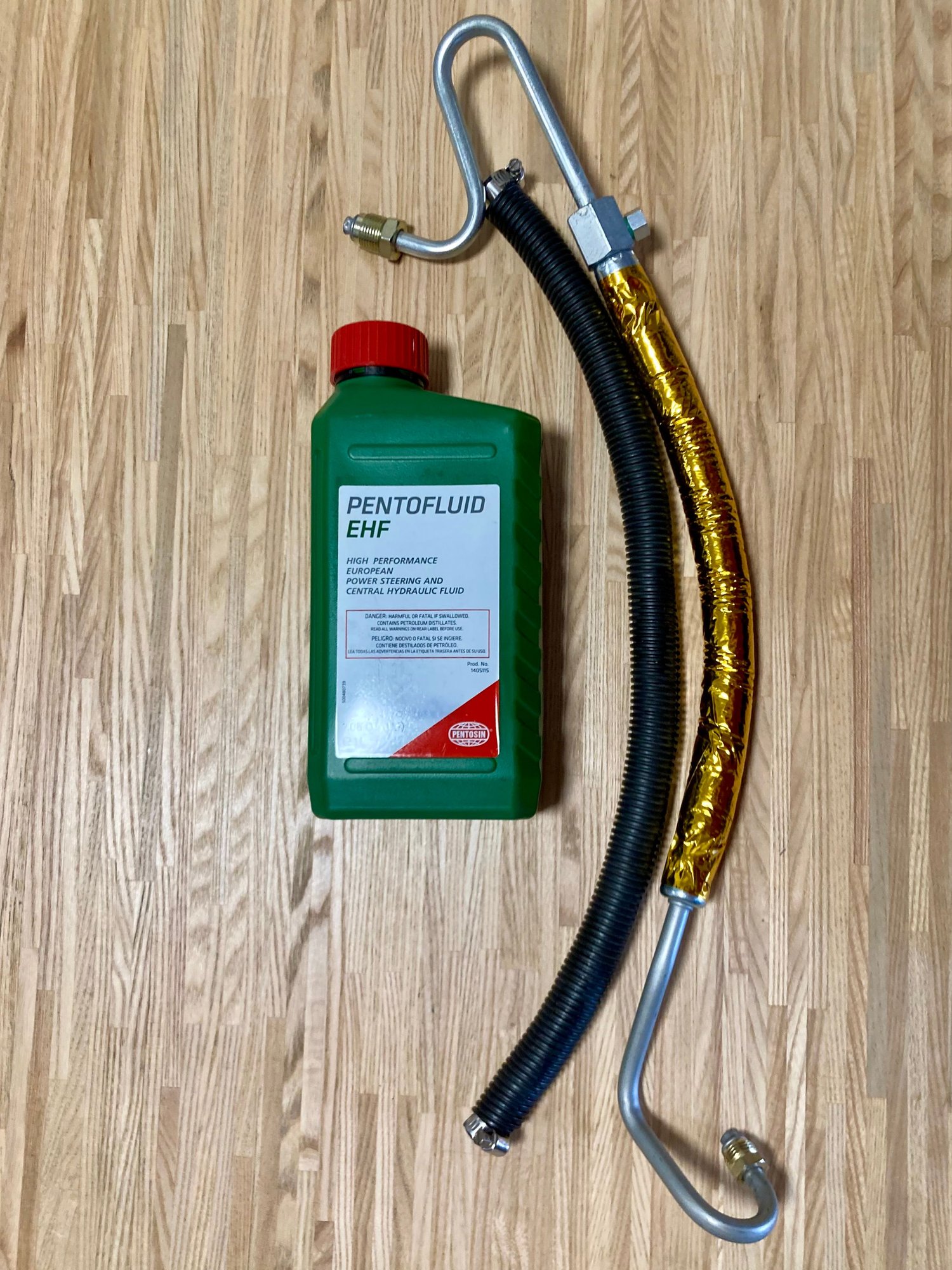 Power Steering Pressure Hose $38.58 & Power Steering Return Hose $3.30