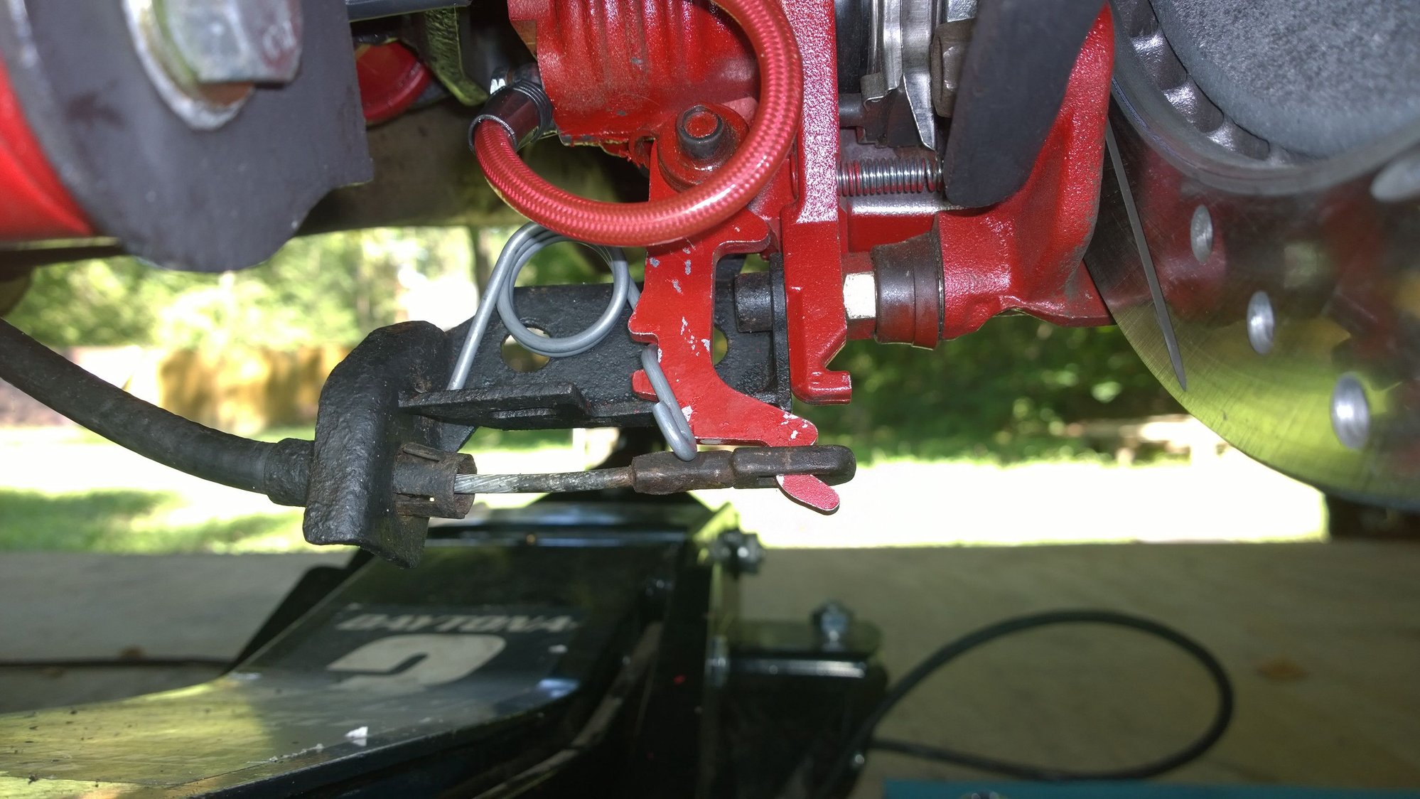 Parking Brake lever return springs for '89 Iroc Third Generation F