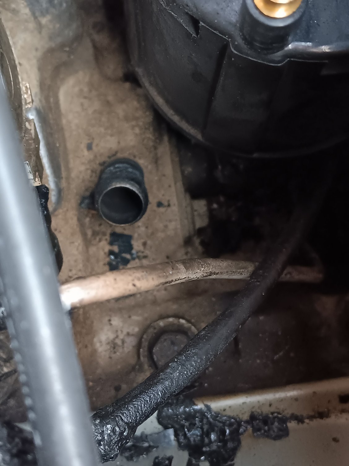 It was all melted (???)