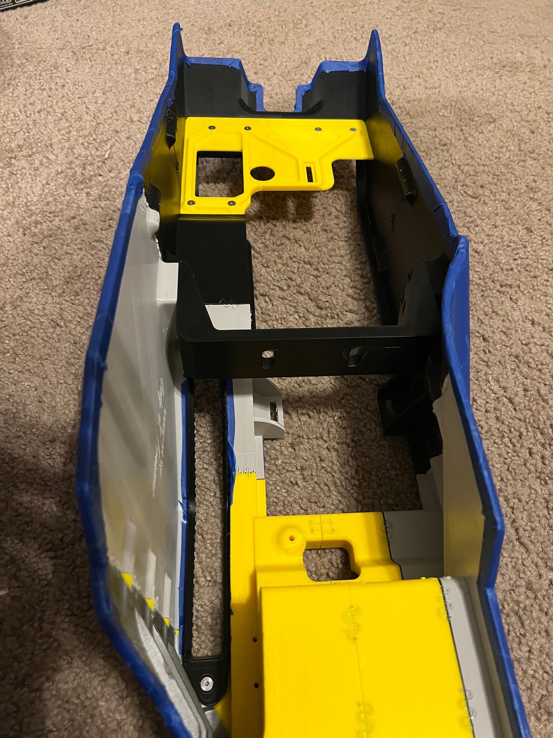 E Brake Channel ABS from the bottom with car mount