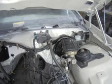 Wiper motor back in place. 