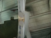 After grinding the upper repair.