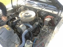 suppose to be a 301 turbo but was change sometime for a 400 chevy engine