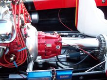 1978 Sanger flat bottom bubble deck V-drive, 454 Chevy