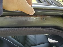 A peek at surface rust in the center