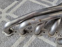 Holley discontinued their stainless long tubes, so plan be was these Stainless Works units from Hawks. The welds look amazing. 