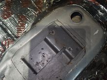 Measured out the cutout using the shift boot for reference. 