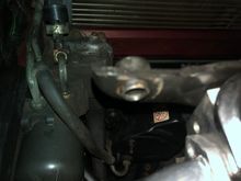 Pilot on front bracket