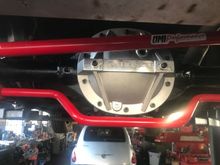 Later I decided I didn’t want to swing a new rear end in so I did what I could to the 10 bolt. Welded tubes, Yukon positrac unit, moser 28 spline axles and Richmond 3.73 gears. More to come on that. 