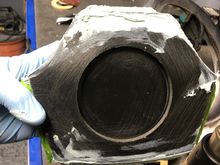 2 pieces of plastic bonded and molded and formed