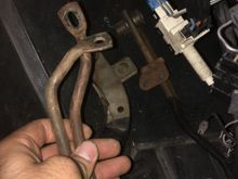 I can guess which rod goes to which petal since one has a curve to clear the stump on the brake petal. I just want to know where those 3 switches go. I u stand they go behind the brake petal but I want to see one that is already set up 