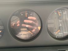 Battery voltage at ancient gauge with key switched to on.