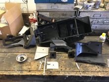 All cleaned and blasted hard pieces