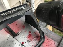 I used a heat gun.