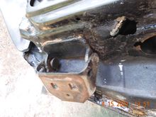 Kind of a good thing, found rust I had overlooked before, welded new sheet metal and soaked with POR15.