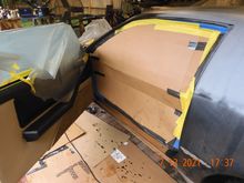 Want to spray the sill plate, so isolated the virgin interior.