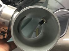 This is the BOV that's pre IC, so it's between the Supercharger and intercooler. This is the hot sensor location or max IAT.