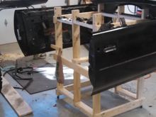 Working on the doors.