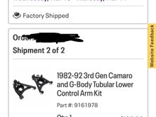 New Control Arms and Hardware