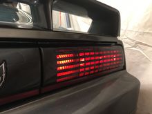 Running lights only, backup light delete is now another brake running/applied light. All bulbs are high powered LED chip bulbs. The furthest or end light is running light and blinker.