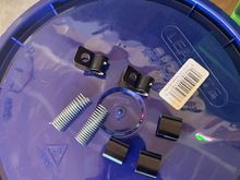 Hardware for the powering steering cooler also painted. 