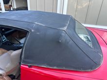 Poorly dyed and riveted top