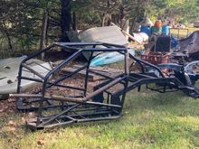 The old cage and 4 link set up.