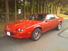 Before Restoration After Polish and Paint Restore application 1985 Camaro Sport Coupe