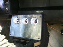custom gauge panel i made