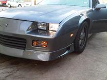 Looks good! New H4 head lights with "Halos" and smoked marker and smoked front bumper signal light