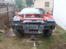 027 V8 goes in