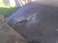 post fire pic windshield was only 2 weeks old