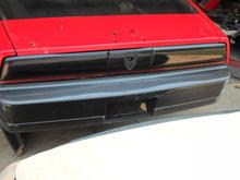GTA tail lights- blacked them out myself...using LED bulbs, should shine through