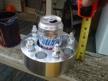 2" spacers. Beer came separate. LOL