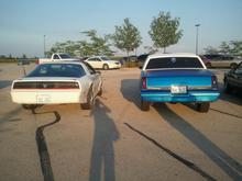 my 88 Trans Am GTA and my 84 Cutlass Supreme