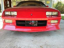 The original RS grill took a rock hit and was destroyed so I made a "Day Two" modification by replacing it with an NOS Z/28 grill courtesy of Classic Industries.