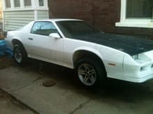 Jus checking how she will look with the IROC Z wheels