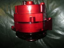 120amp custom built red alternator