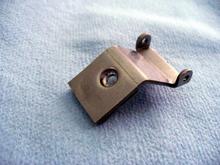 1 - Weight drilled for rivet &amp; washers. Tough material ... must use a carbide or titanium bit.
