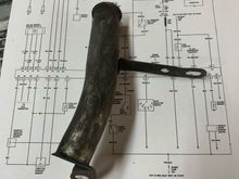 Here is the tube that allowed the short to ground