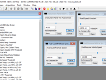 The parameters I changed for my tune!  Pretty simple once you figure out the pulse divider!