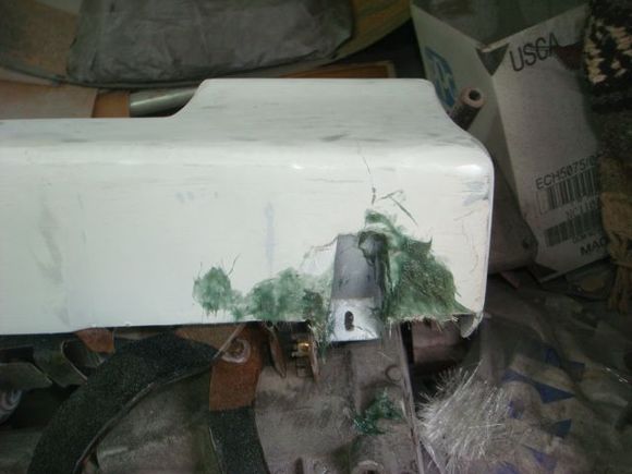 Small spot on the back of the driver side.