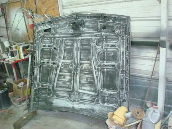 Sanded and ready to spray epoxy on the underside.