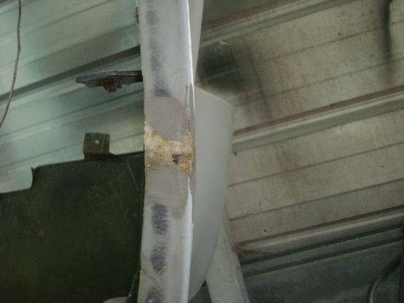After grinding the upper repair.