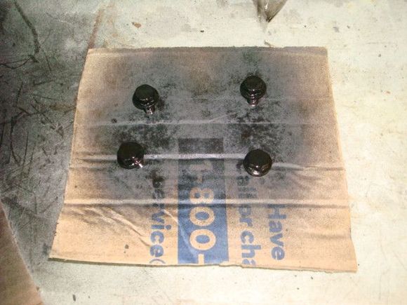Spraying them black so they dont stand out.