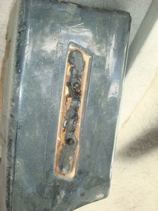 Original driver ground effect that I pulled. You can see it was orig gold so it had to come off a different car. 